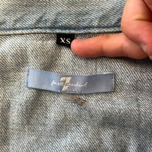 7 For All Mankind Sleeveless Denim Dress